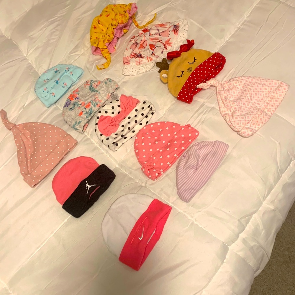 Baby Girl Hat Lot